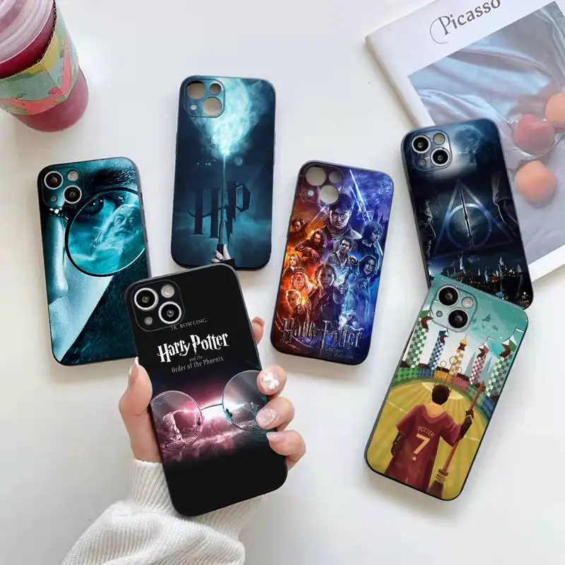 Купи P-Potters Cartoon design-Harries Toys Phone Case For iphone 14 Plus 13 12 Mini 11 Pro XS Max X XR Cover за 117 рублей в магазине AliExpress