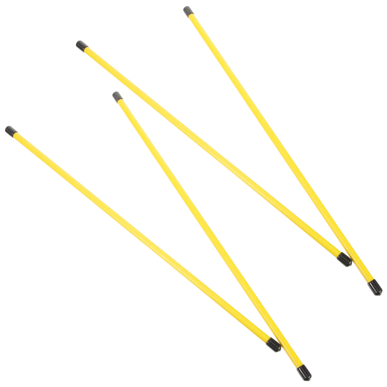 

4 Pcs Practice Pole Golf Direction Stick Fiber Tools Alignment Rods Composite Training Sticks