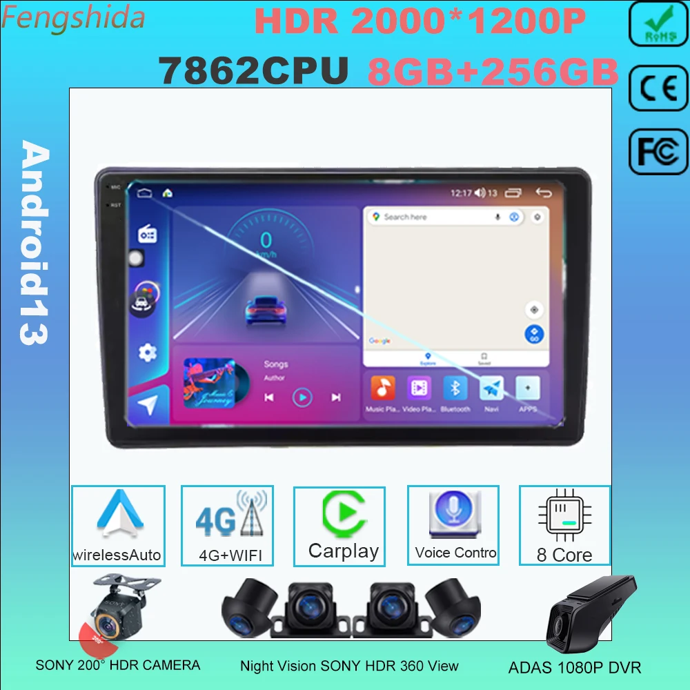 

Head Unit 7862CPU For Hyundai H1 TQ 2010-2014 Autoradio Stereo Multimedia Car Player GPS Navigation DVD NO 2DIN Carplay Android