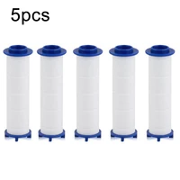 5pcs shower filter pp cotton filters negative ions pressurized handheld bathroom showering head filters