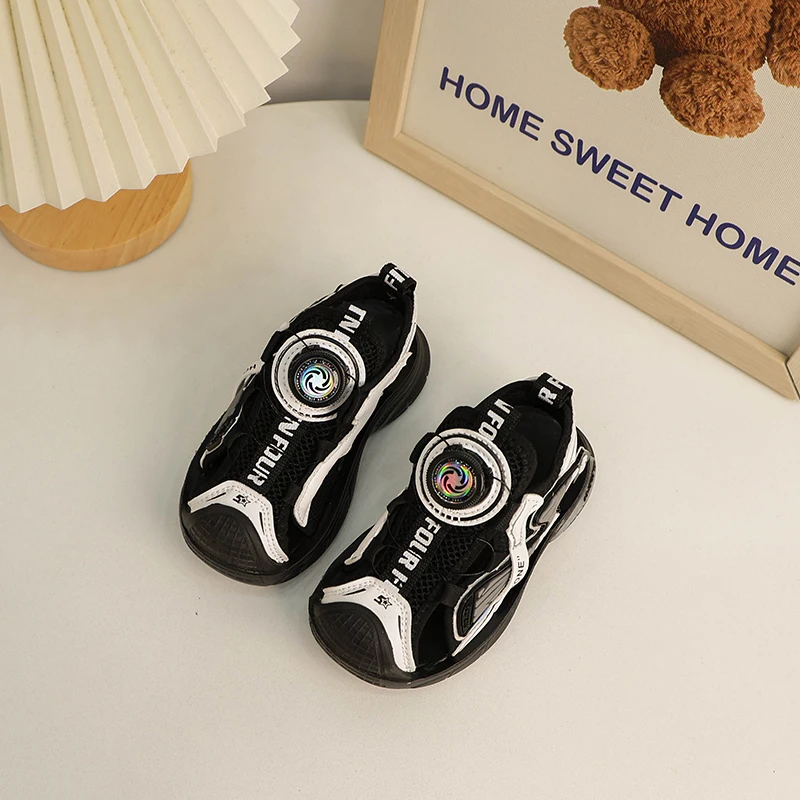 Летняя детская обувь сандалии для мальчиков модные уличные Прогулочные