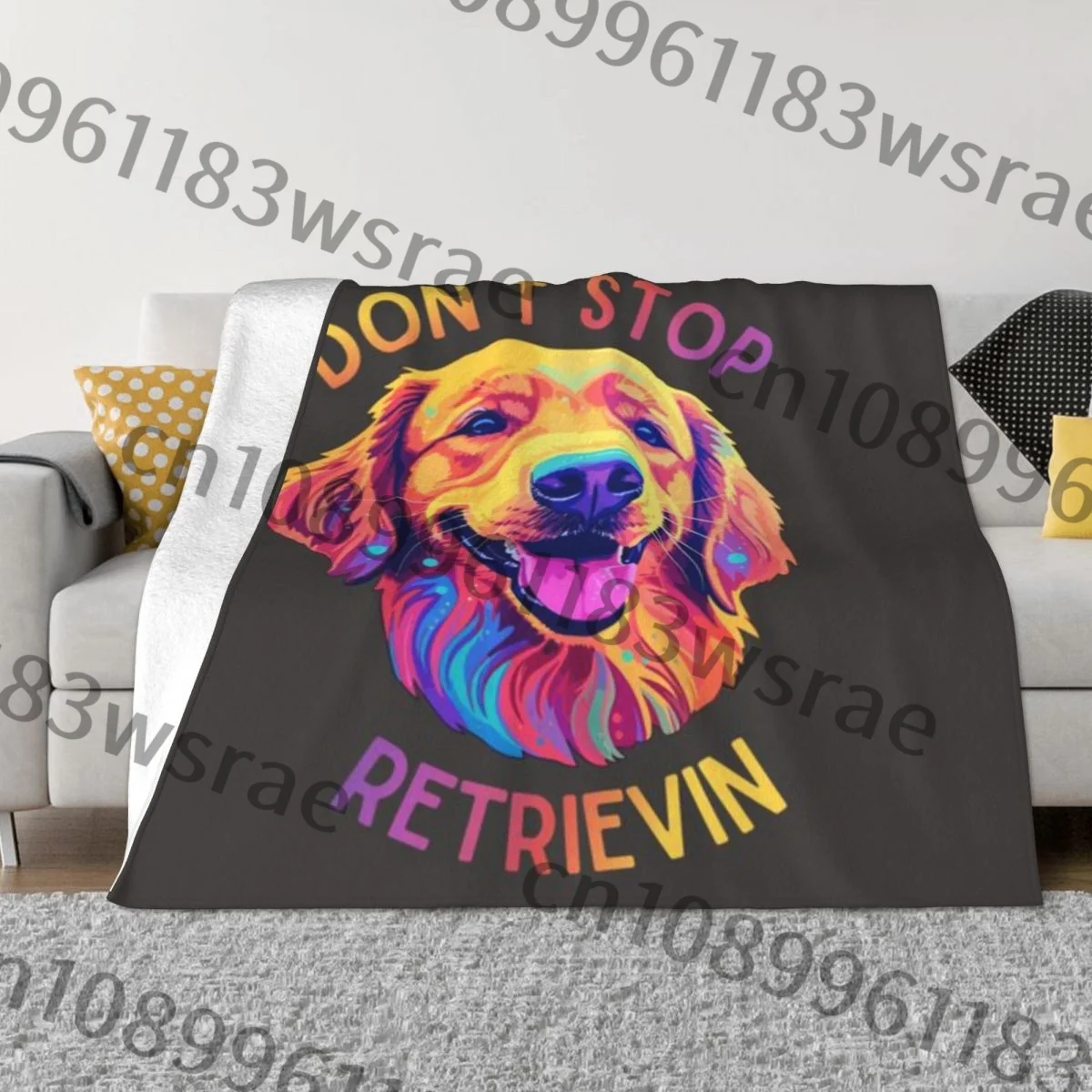 Ультрамягкое Флисовое одеяло Don T Stop извлечение-смешной дизайн собаки