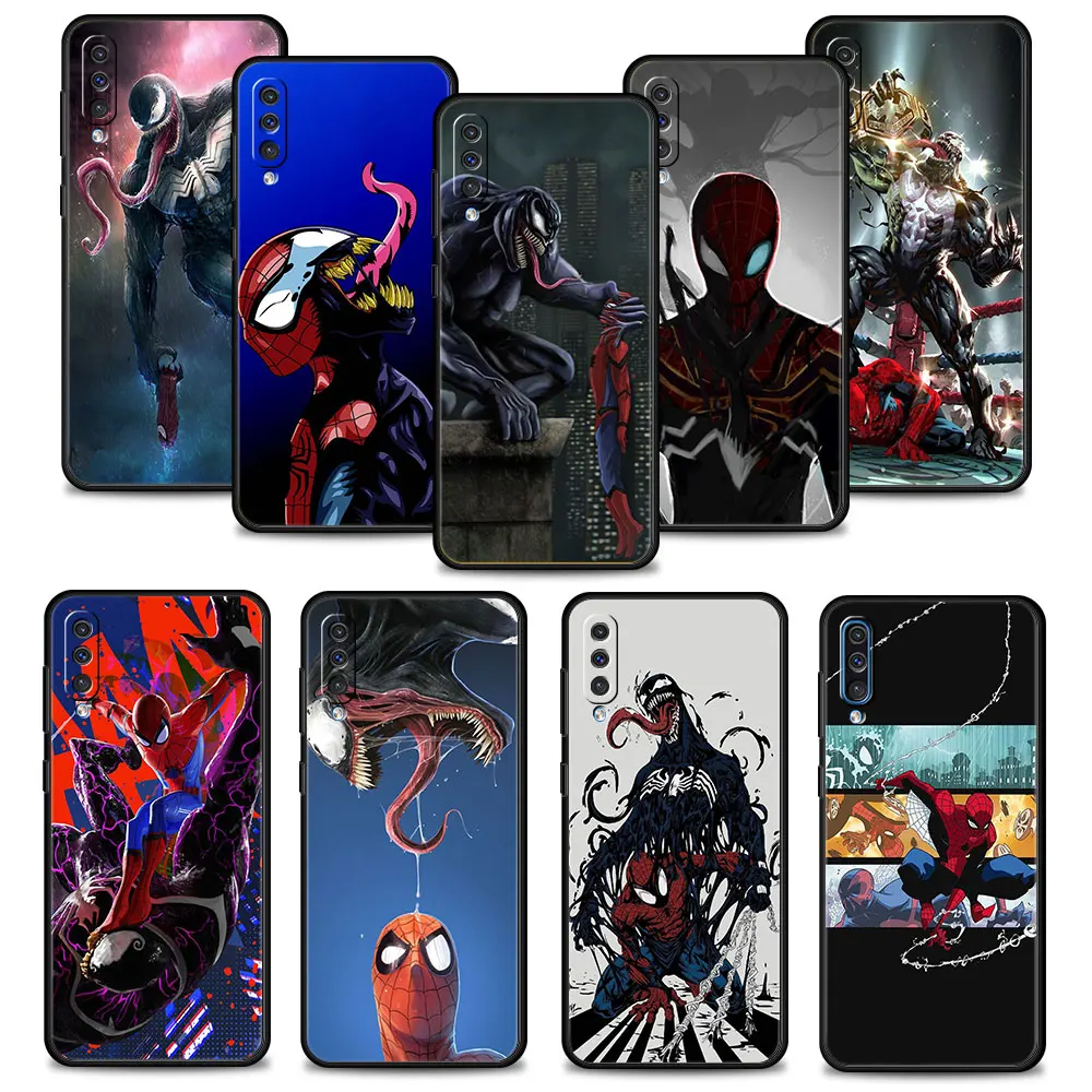 Чехол для телефона Samsung A50 A70 A40 M31 для Nokia 5,4 G10 Realme 7 8 C21 C3 6 Moto G30 G60 G8 G9 Marvel Веном VS Человек-паук