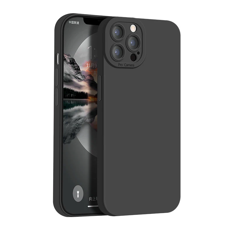 

Luxury Pupil Matte Soft Silicone Case For iPhone 13 12 11 Pro Max Mini XR XS X 7 8 Plus SE 2020 Lens Protection Shockproof Cover
