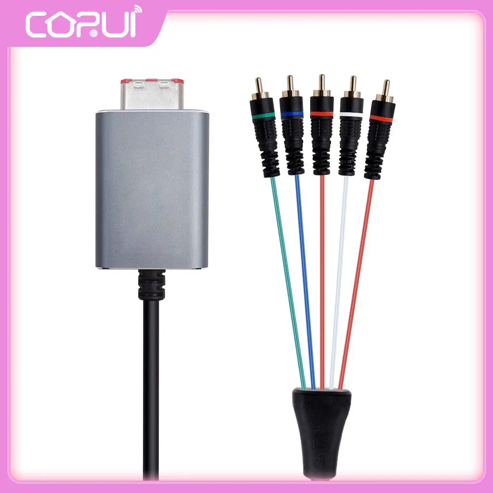 

High-quality Audio Component Video 5rca Ypbpr Cable Ngc Gamecube Ypbpr Video Cable Av Output High Quality Picture Ypbpr 576i Abs