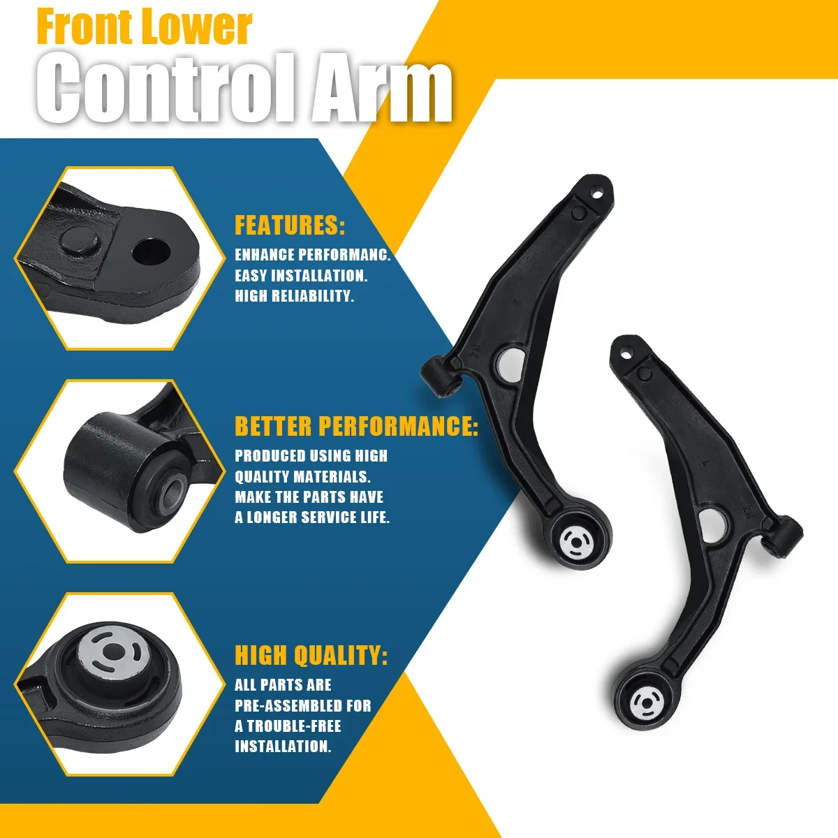 Комплект шарнирных соединений Punino для Chrysler 200 Dodge Avenger 2007 2008 2009 2010-2020 4 шт.