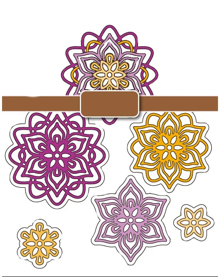 

Hollow Flower Metal Cutting Dies For Diy Dies Scrapbooking Embossing Paper Card Making Decorative Photo Album Craft Die Cuts