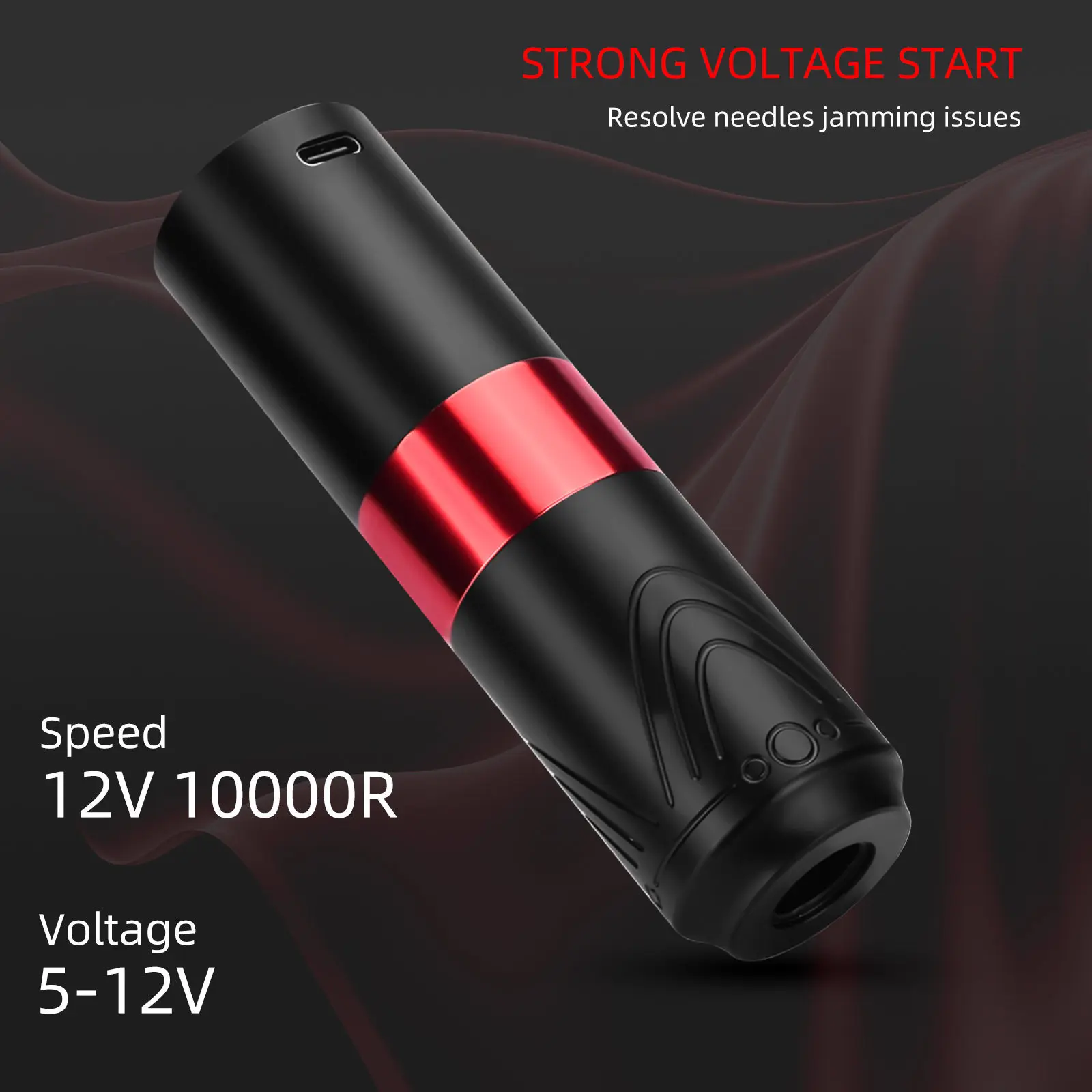 2024 Беспроводная Машинка для татуировок с полым Мотором телефона дисплей