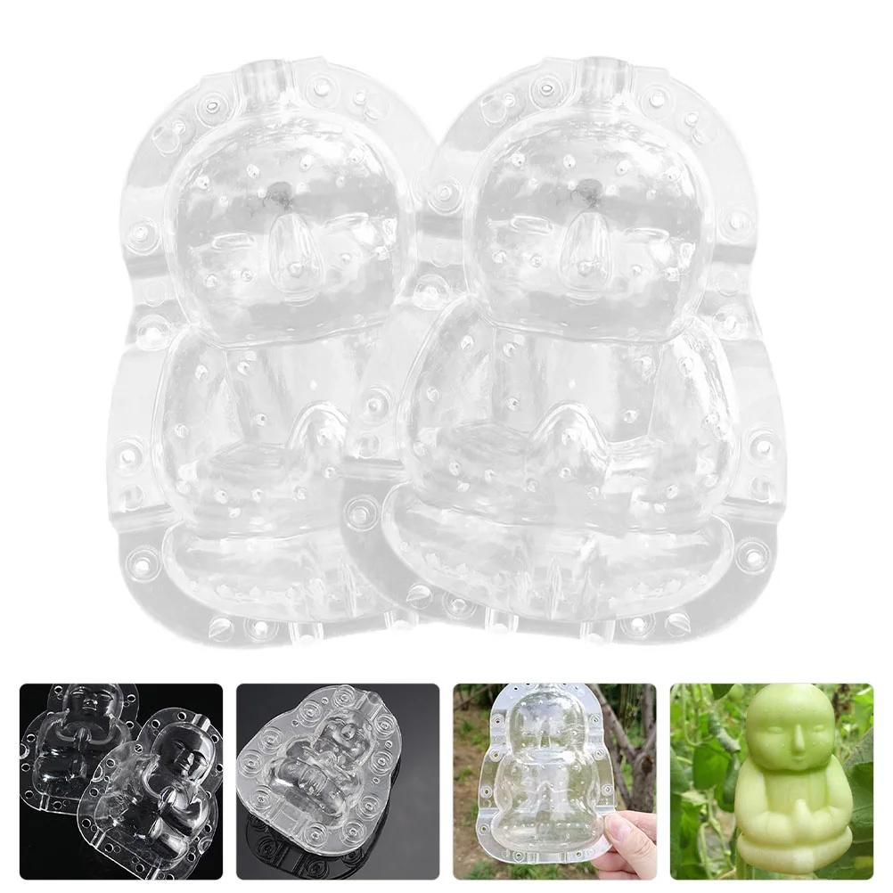 

2 Pcs Fruit Growth Molds PC Tools Garden Fruit Molds Ar Multitool Vegetable Shaping Mold Watermelon Cucumber Shaping