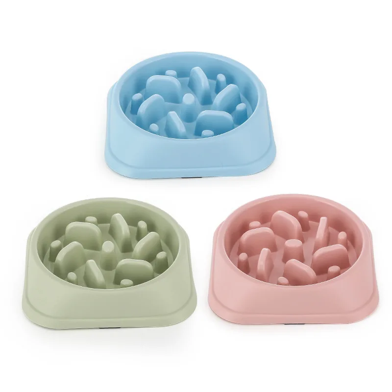 

Pet Bowl Dog Cat Slow Food Bowl Pet Choke-proof Bowl Non-slip Slow Food Feeder Pet Rice Bowl Available Bowl Supplies for Dog Cat