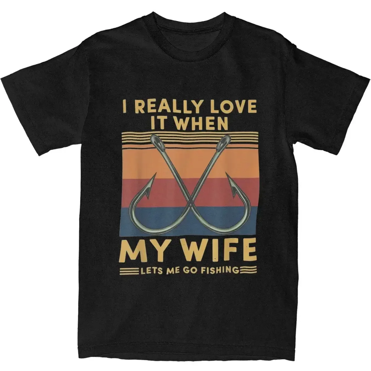 Футболка мужская винтажная в стиле ретро хлопковая с надписью реально любит это