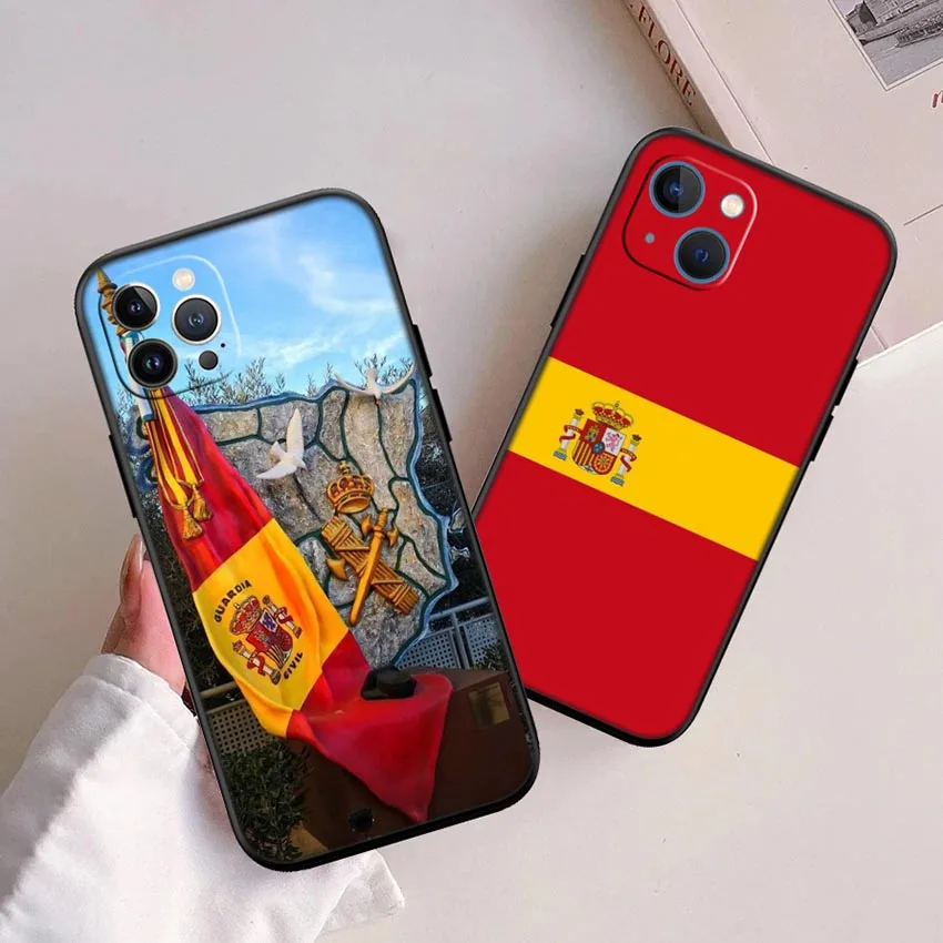 Новый высококачественный чехол с флагом Испании для телефона Xiaomi Mi POCO C50 C51 C55 C65 X6