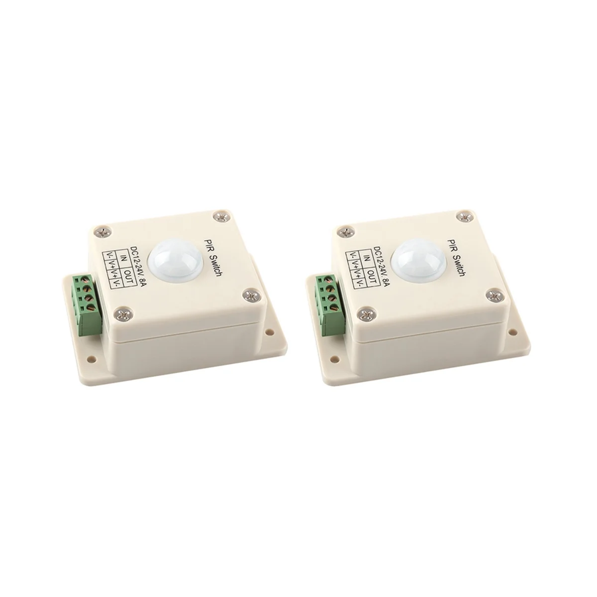 

2X DC 12V-24V 8A Automatic LED PIR Motion Sensor Switch Light Lighting
