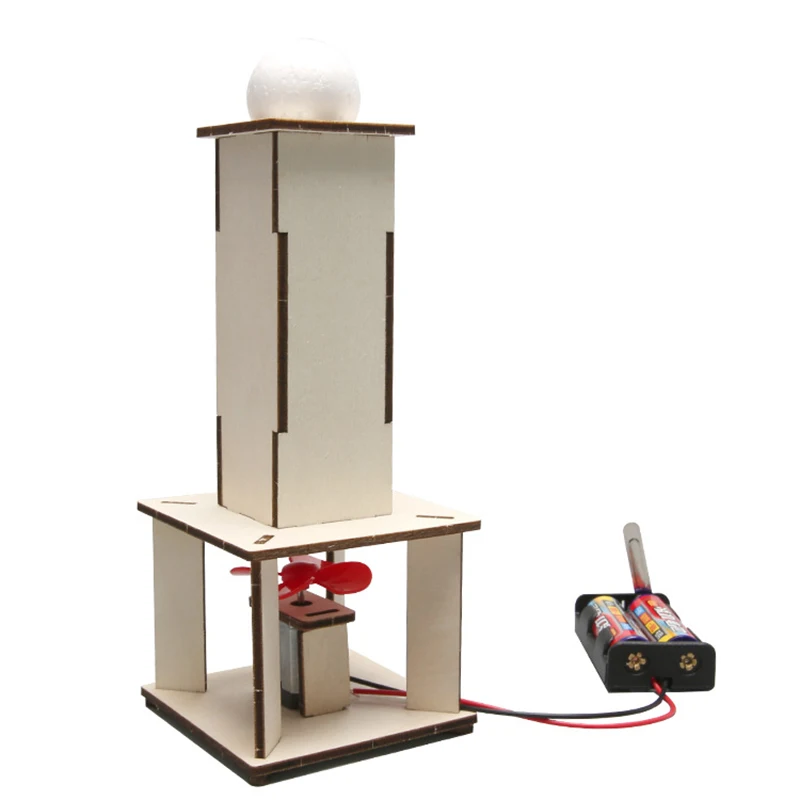 

Wooden Electric Air Suspension Ball Model Science Toy Technology Physics Bricks Kit Learning Educational Toys