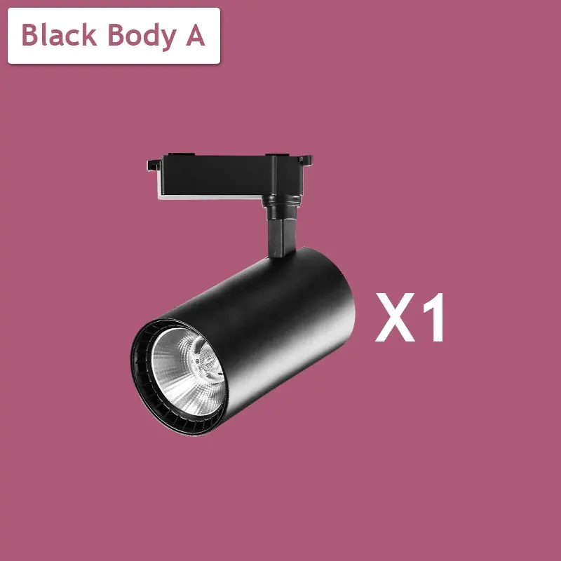 

Светодиодный трековый светильник Spot 220V COB Потолочный трековый светильник Рельсовая система освещения Набор рельсов для магазина одежды Гостиная Магазин дома