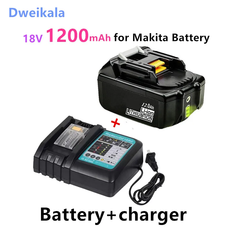 

18V 12000mAh Lithium Ion for Makita Battery Latest Upgraded BL1860 Rechargeable Battery 18v BL1840 BL1850 BL1830 BL1860B LXT40