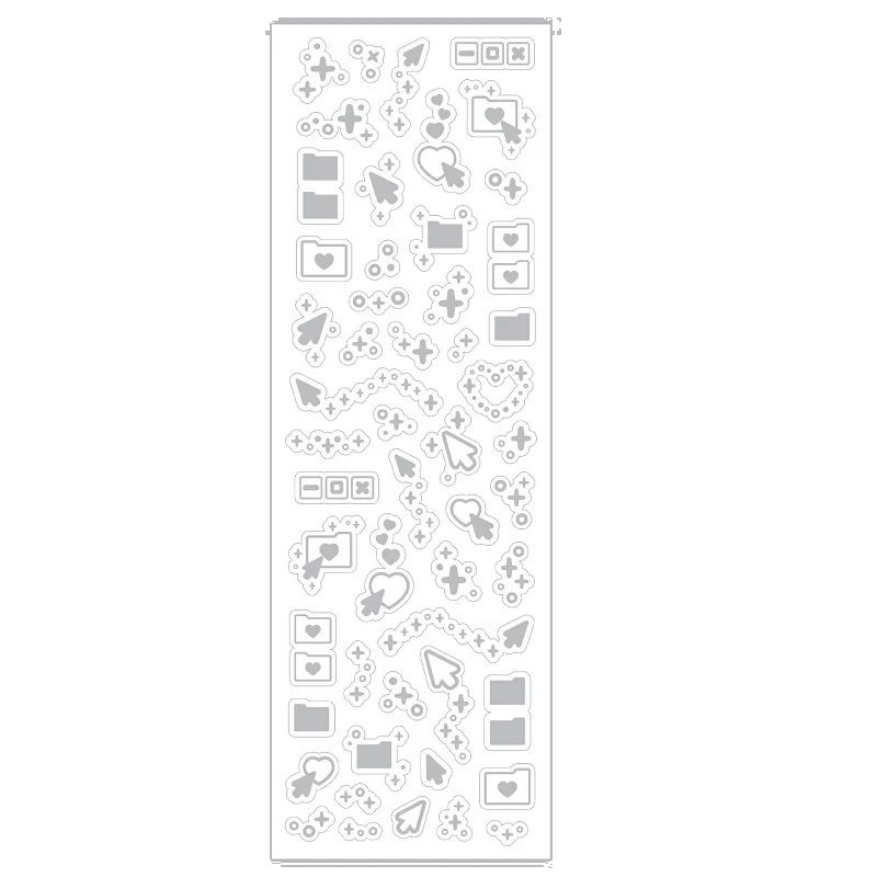 НОВЫЙ набор наклеек Kawaii Y2K Deco, корейский декор для фотокарт, Kpop, верхняя загрузка, милые принадлежности для вечеринок для скрапбукинга CZ005