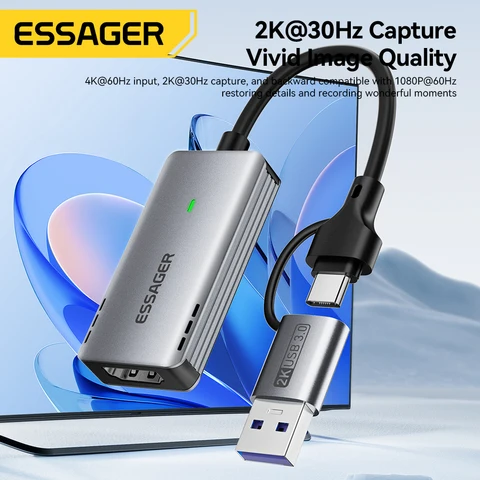 Essager Карта видеозахвата USB3.0 4K