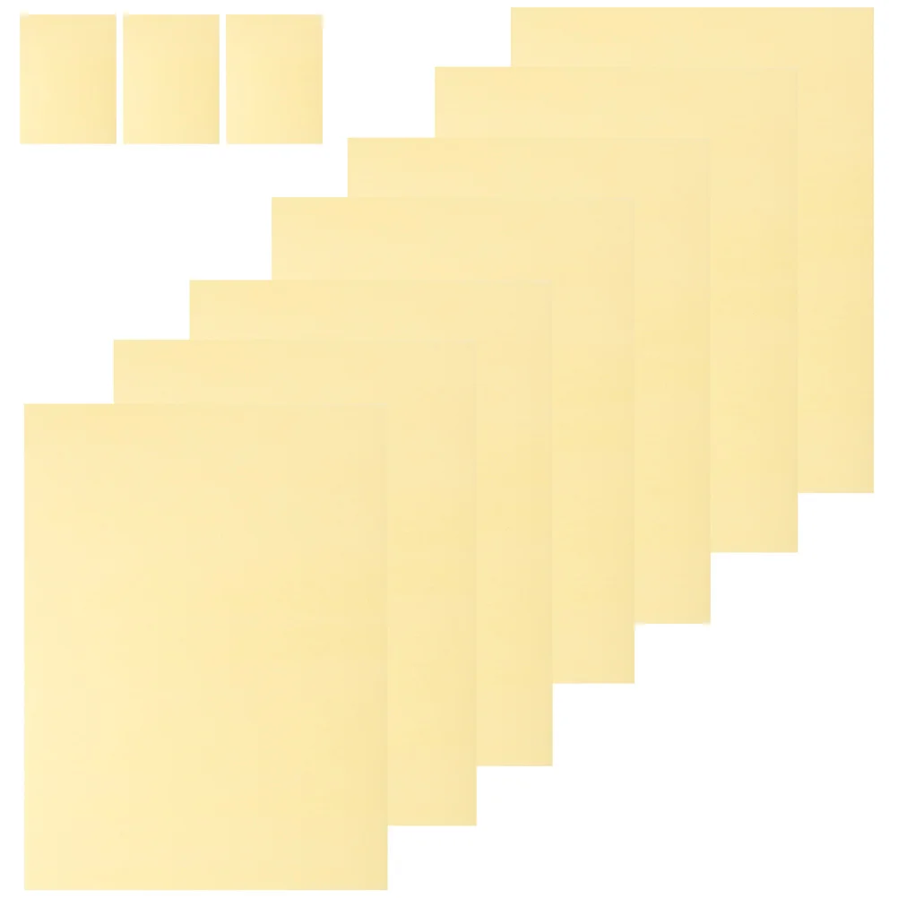 

10 Pcs Yellow Decor Craft Handmade Boards Thick Poster One Piece Foam Material Party Favors Projects DIY