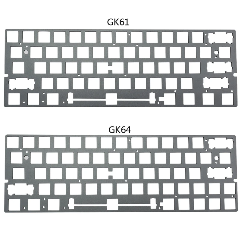 

60% алюминиевая механическая клавиатура с пластиной из углеродного волокна, поддержка GH60 XD64 DZ60 GK61 GK64, поддержка раздельного пропускного бара 3u