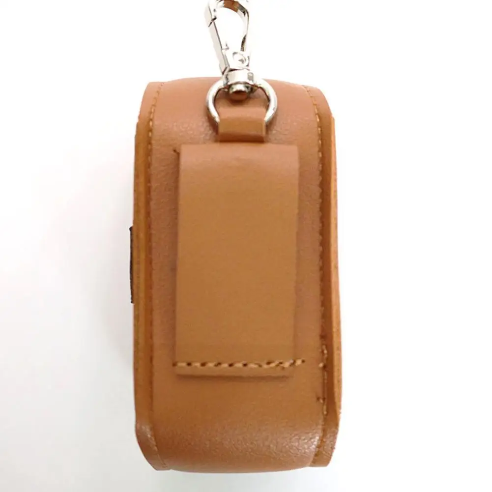 

Leather Golf Ball Bag Portable Storage Bag Golf Ball Container Golf Waist Golf Bag Mini Up To 2 Holder Balls Hold T8n2