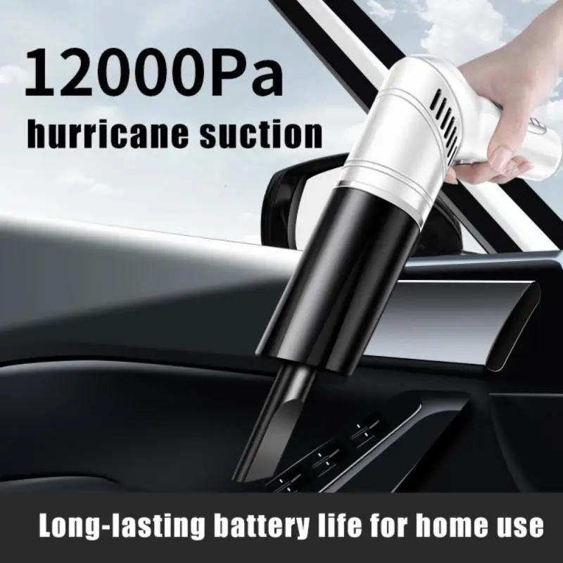 

USB Charging Keyboard Home Vacuum Cleaner With 180 Degree Rotatable Handle 12000Pa Handheld Wireless Car Vacuum Cleaner