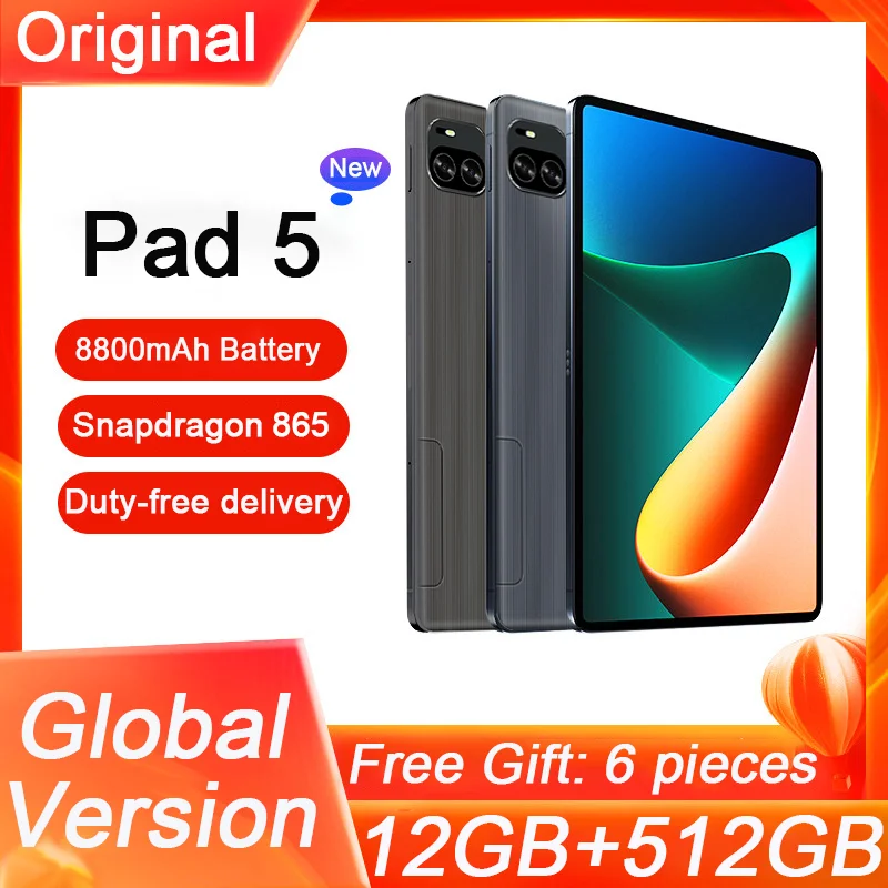 

Планшет Pad 5, 11 дюймов, Snapdragon 865, 12 + 512 ГБ, двойной динамик