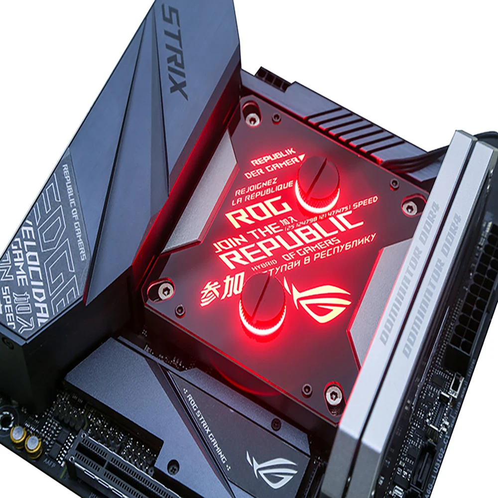 

CPU water block G1/4 For INTEL LGA1700 20XX 115X pattern customization DIY 5V ARGB 3PIN AURA SYNC