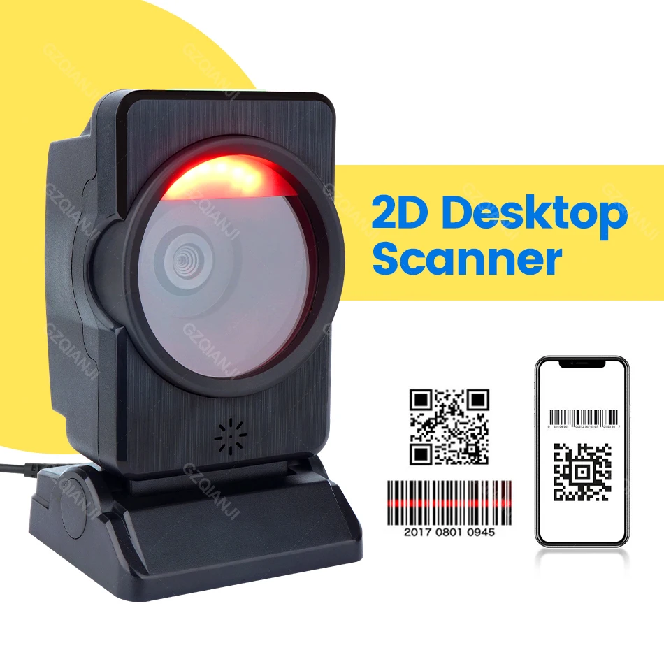 

Сканер штрих-кодов PDF417, 1D, 2D, с автоматическим сенсором