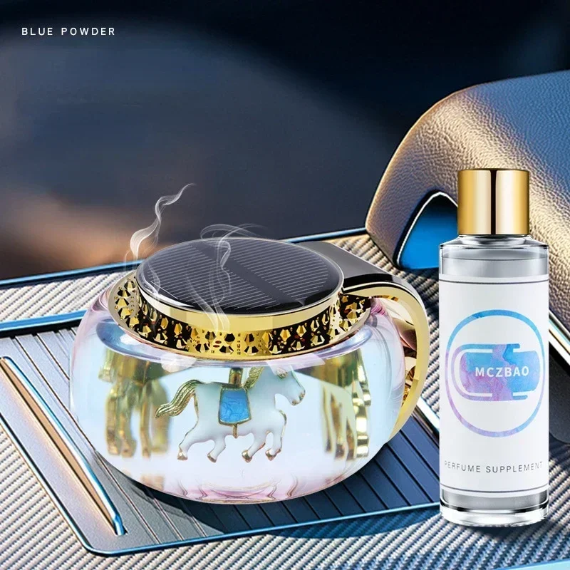 Вращающееся на солнечной батарее автомобильное ароматерапевтическое сиденье