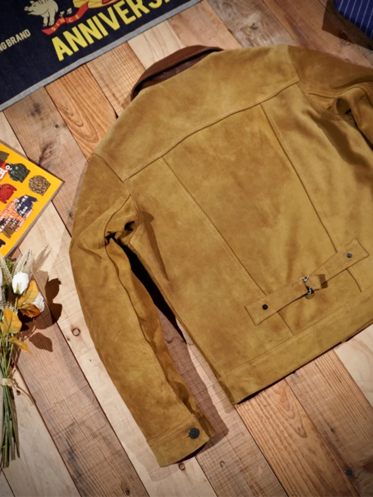 Тупая бритва выглядит текстурой! RRL Американская винтажная итальянская масляная