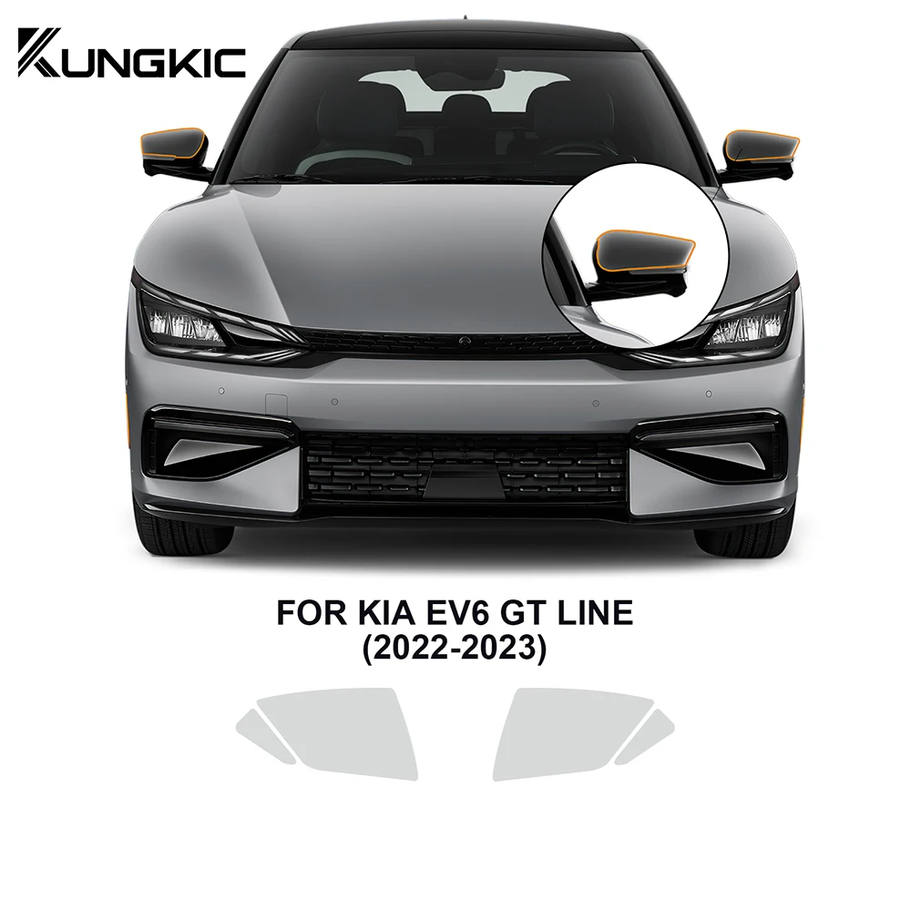 KUNGKIC PPF задний вид 2022 мил для KIA EV6 GT-line 2023 предварительно вырезанная пленка защиты
