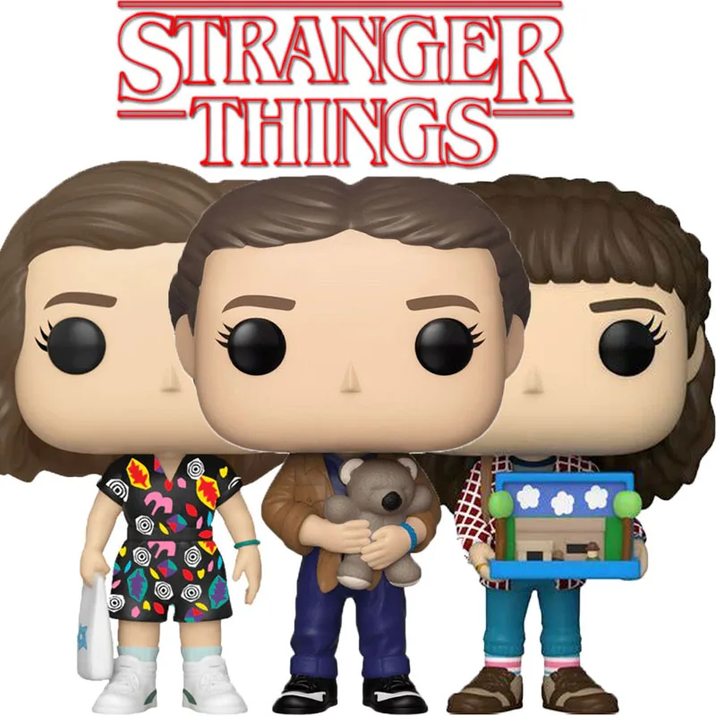 

Stranger Things Eleven #874 Eleven #1297 Eleven #802 Will #1242 Max #552 Steve Dustin Demogorgon #428 Action Figure Pops Toys
