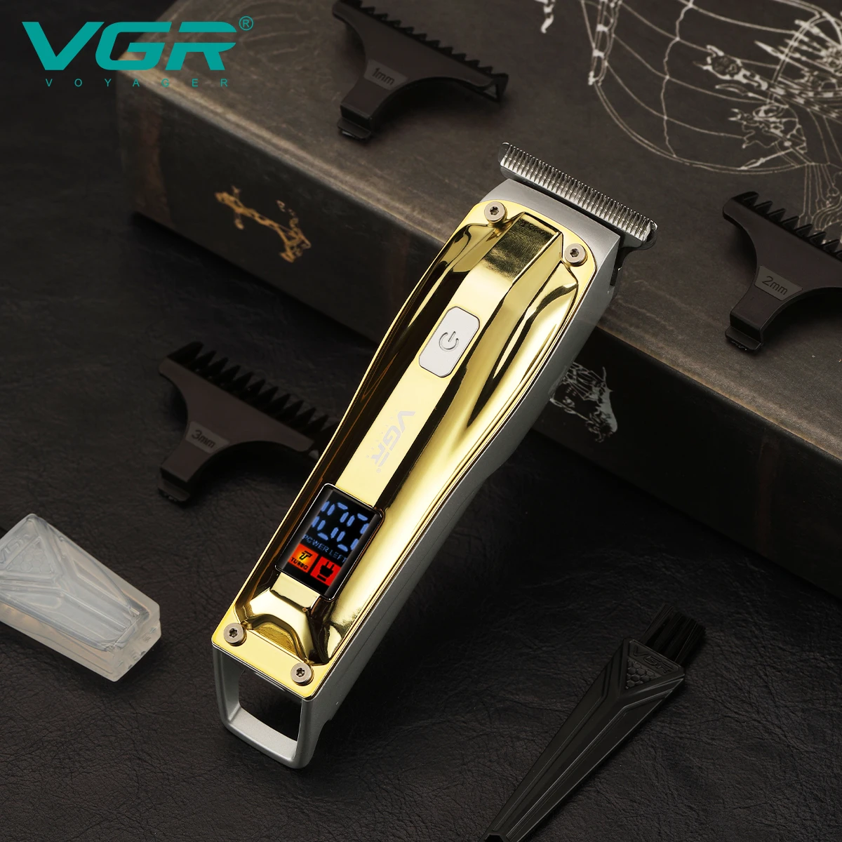 VGR V-956 New Design Hair Cutting Machine Rechargeable Cordless Hair Clippers Professional Electric Hair Trimmer for Men images - 6