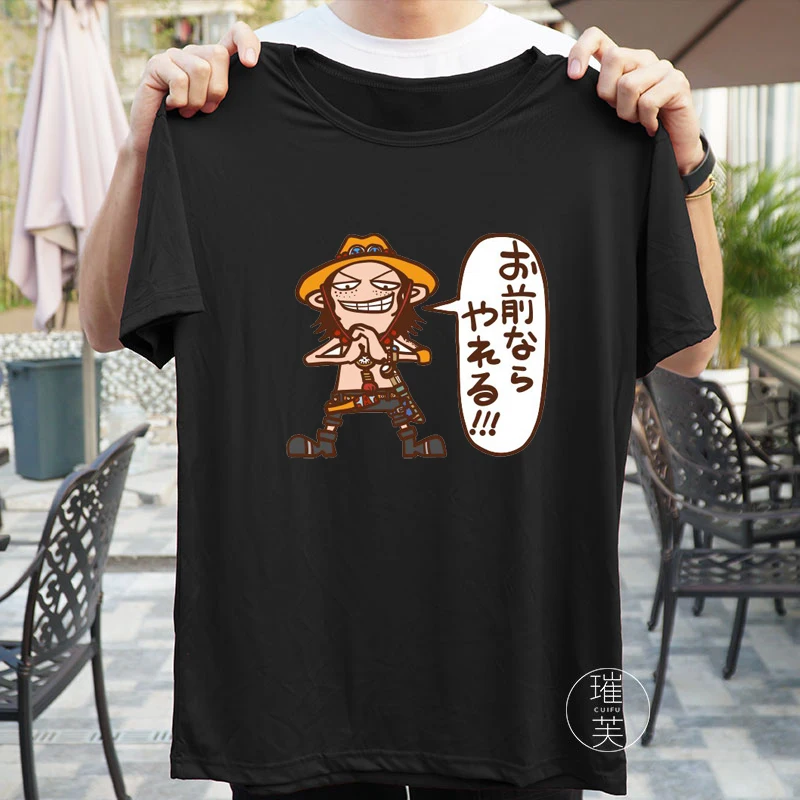 

One Piece Funny Top Short Sleeve T-Shirt T Shirt for Women Punk Clothes Kawaii Graphic T Shirts Harajuku Y2k Shirt