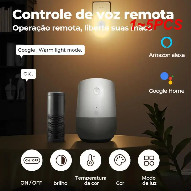 

Умная Светодиодная лампа с Wi-Fi и датчиком движения, 1-5 шт.