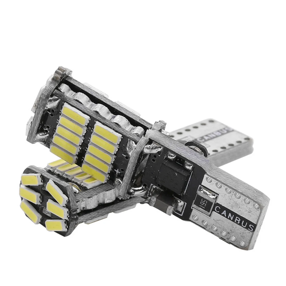 Сигнальная лампа 4014 лм T10 W5W фотолампы Canbus 7000 26SMD приборная белая 12 В K фонари