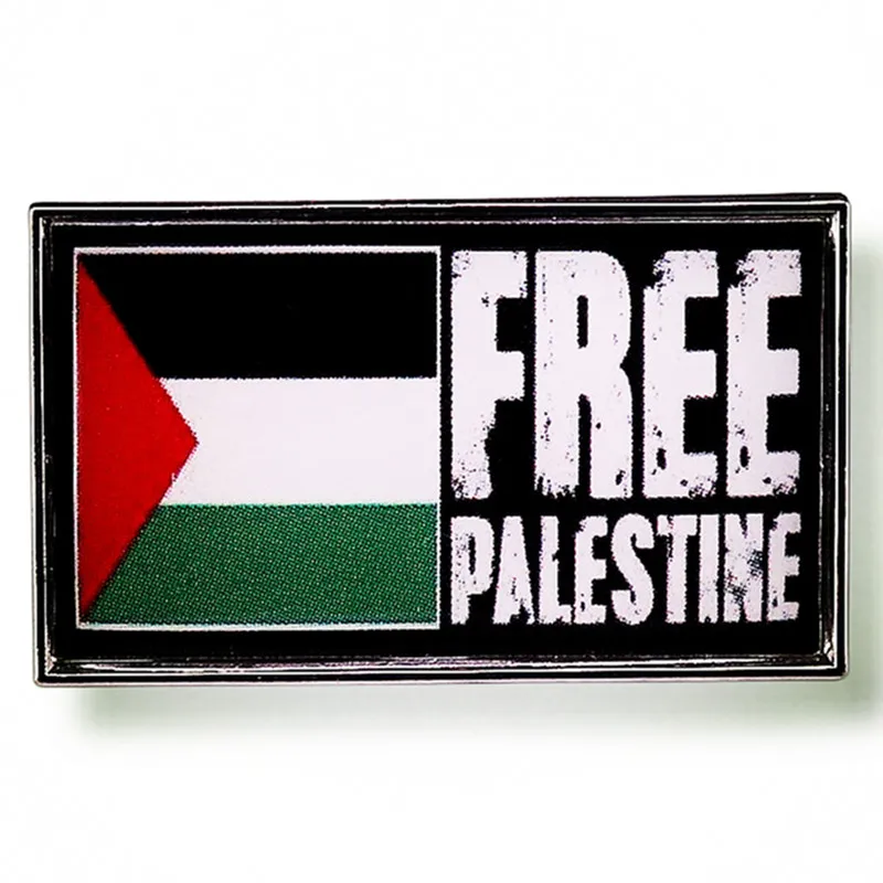 

Free Palestine Flag I Love Palestines Gaza Palestinian Flag Pin Enamel Brooch Metal Badges Lapel Pins Jewelry Accessories