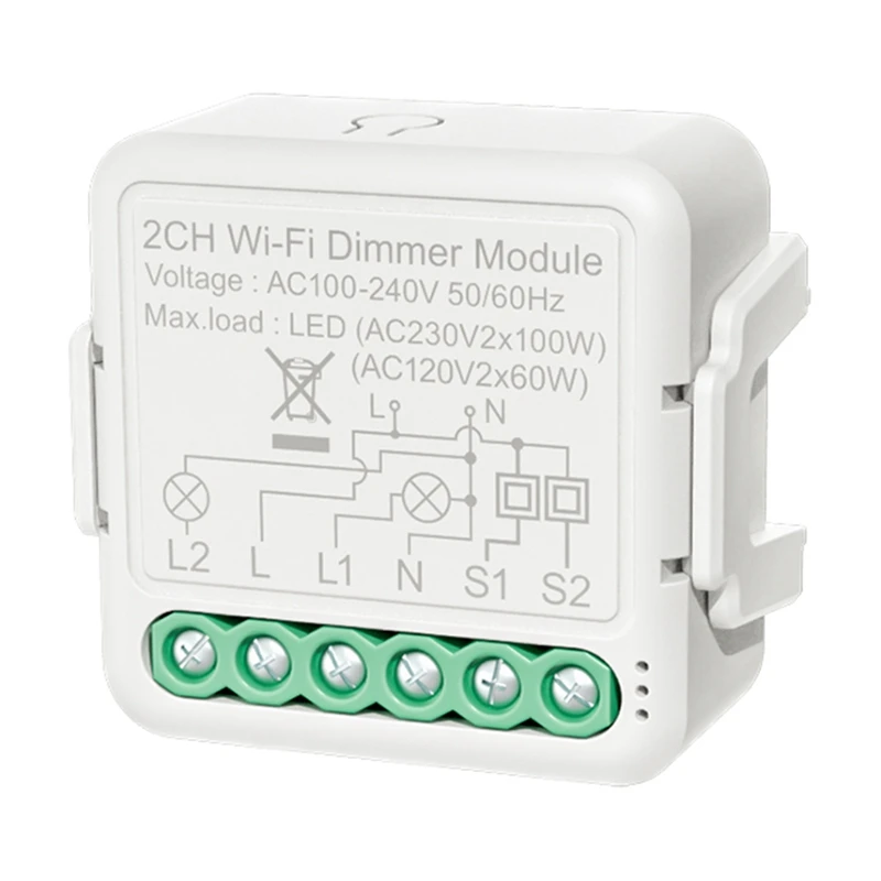 Promotion! Tuya Led Wifi Dimmer Light Switch Module With 2 Way Control Smart Bulb Work For Alexa Google Home |