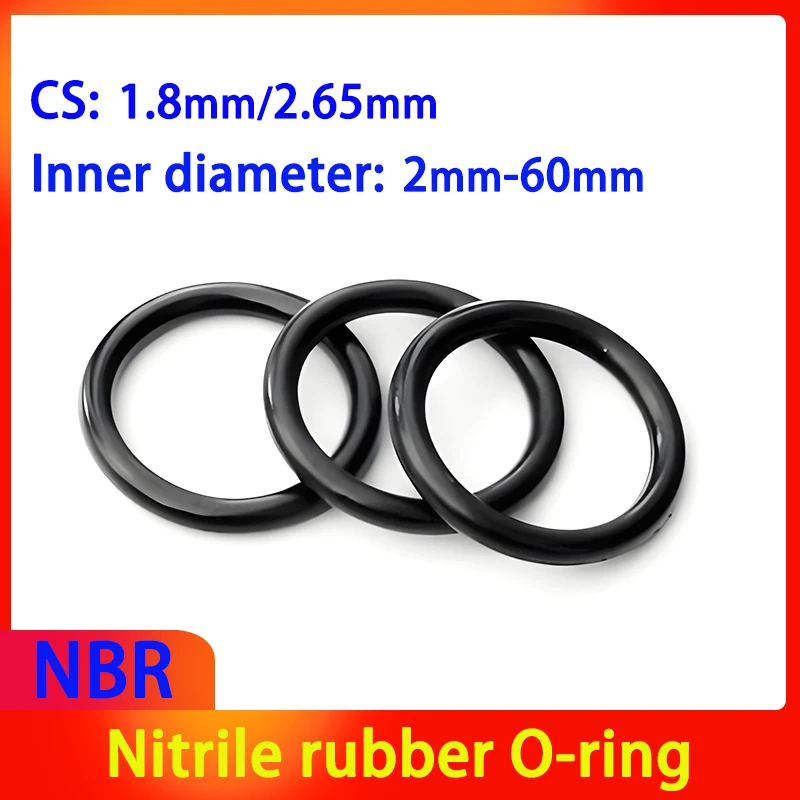 Уплотнительное кольцо из нитриловой резины 1.8mm-2.65mm