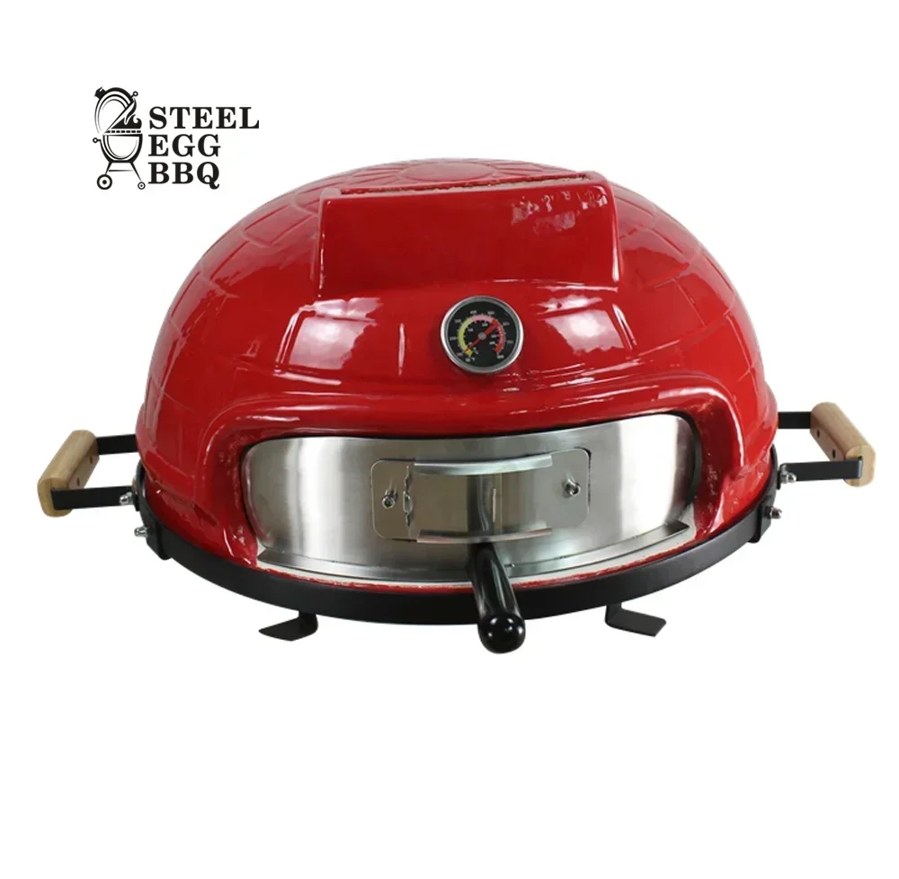 SEB / STEEL EGG BBQ 21-дюймовая настольная печь Horno Pizzero Best Ceramic Kamado для пиццы