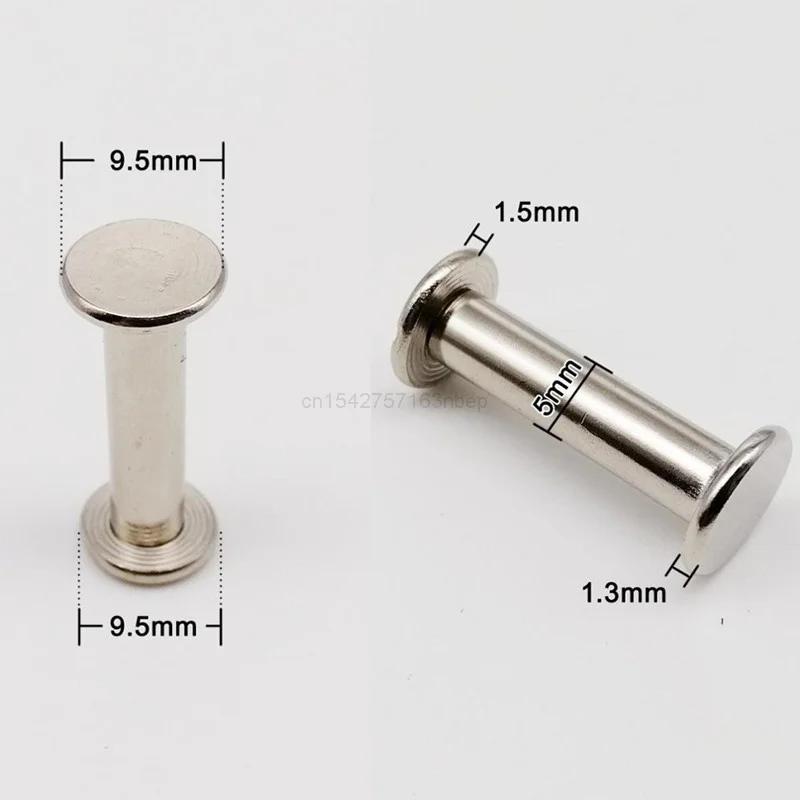 2/10 шт. M5x5-150 мм золотистый Серебристый кожаный ремень для сумок фотоальбомов