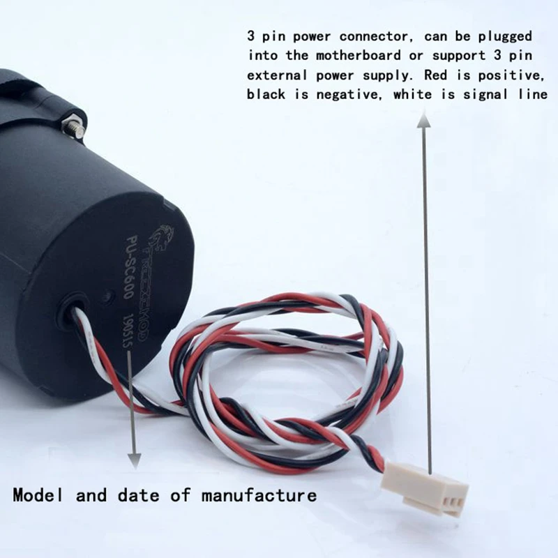 FREEZEMOD PU-SC600 Компьютерный бесщеточный водяной насос постоянного тока с водяным