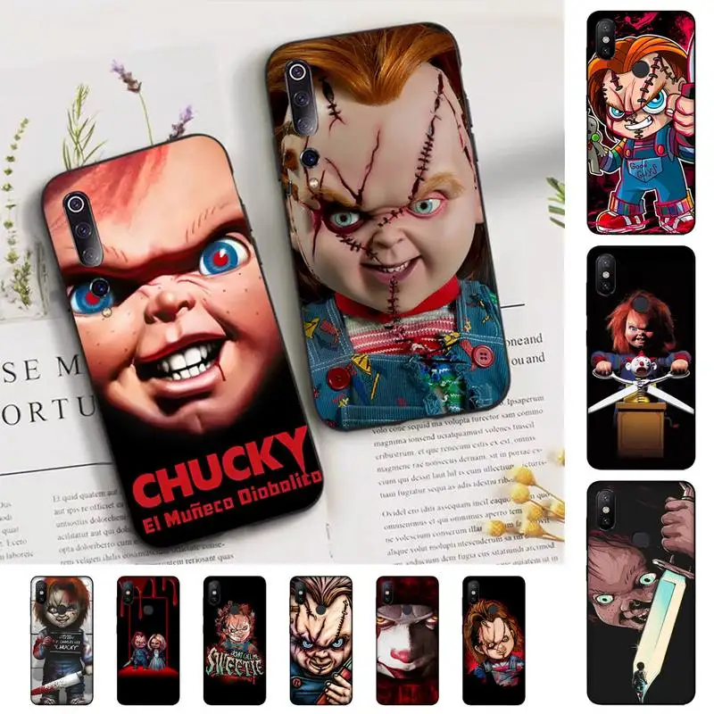 

Horror Movie Scary Chucky Doll Phone Case for Xiaomi mi 5 6 8 9 10 lite pro SE Mix 2s 3 F1 Max2 3