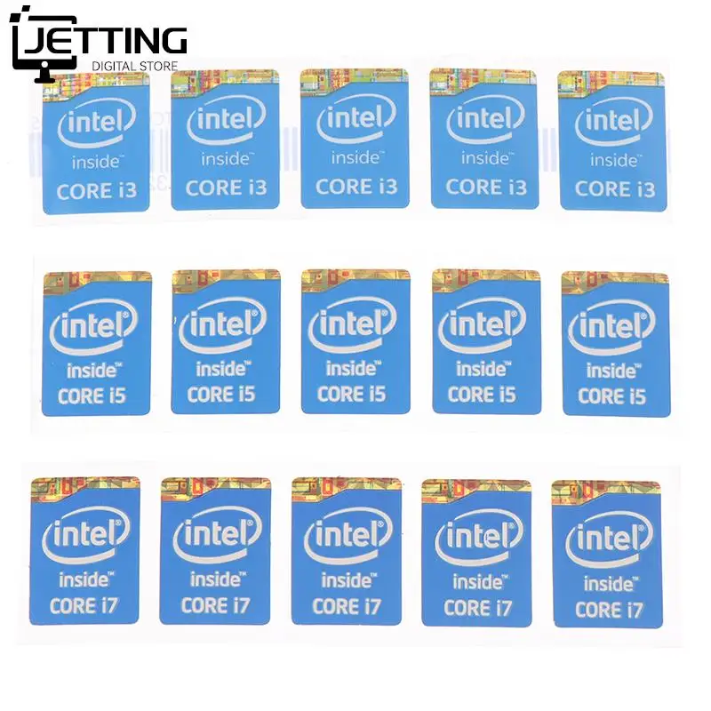 

5 шт., наклейки 4-го/10-го поколения Intel Core I3 I5 I7 I9 DIY