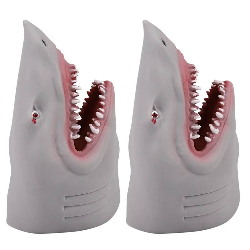 

2 шт., пластиковые игрушечные куклы в виде акулы