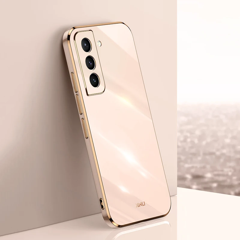 Plating Soft Phone Case For Samsung Galaxy A53 A52 A52S 5G S23 S22 S21 Ultra S20 FE S10 Plus S21FE A72 Full Protective Covers on