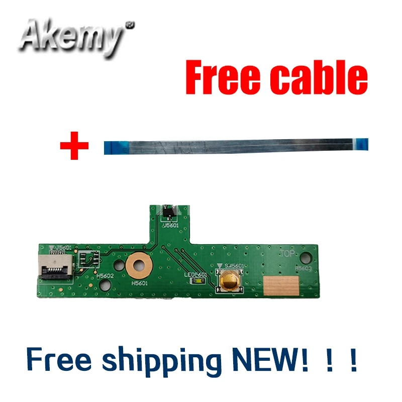 

1- 10 шт., новинка, оригинал для Asus X54H K54HR K54L K54LY X54 K54, кнопка питания, плата переключателя 69N0LJC10C01