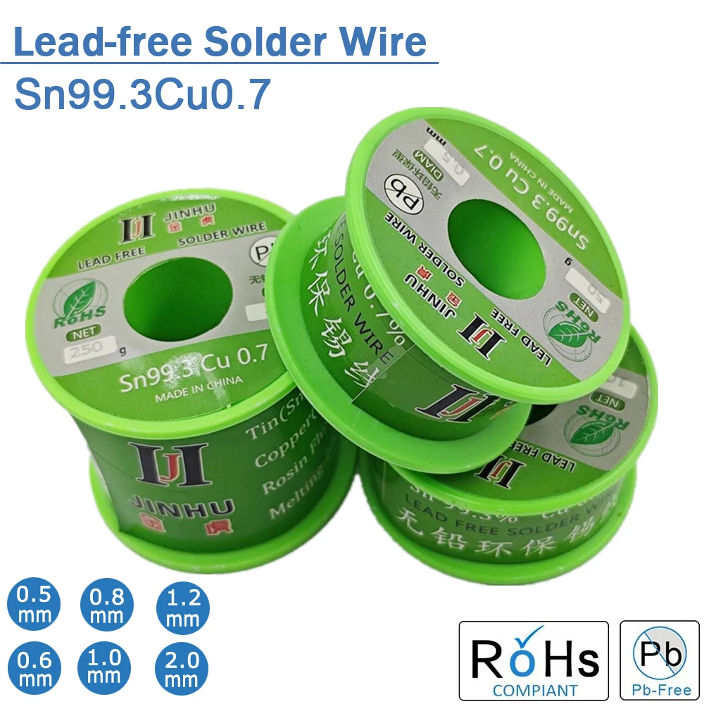 

JINHU бессвинцовая паяльная проволока Sn99.3Cu0.7