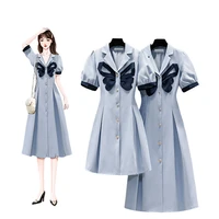 new 2022 summer elegant french vintage dress women puff sleeve mini dress female sweet party one piece dress korean fashion